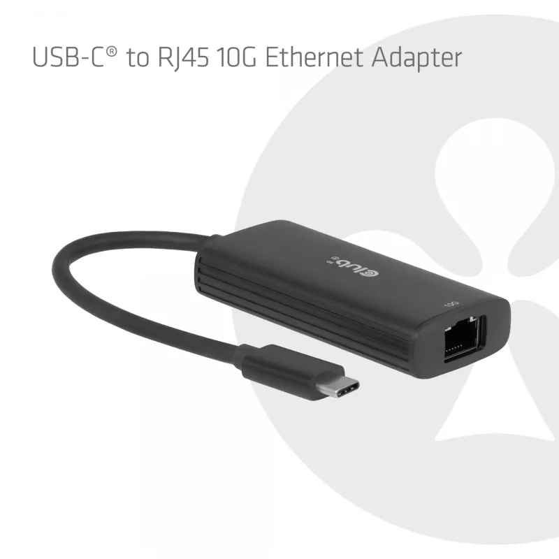 Club3D CAC-2531 Adaptér USB-C na RJ45 Ethernet 10 Gbps