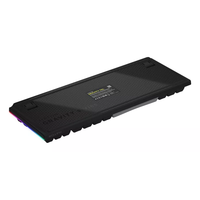 HATOR Gravity TKL Klávesnica Gaming USB QWERTY US English čierna