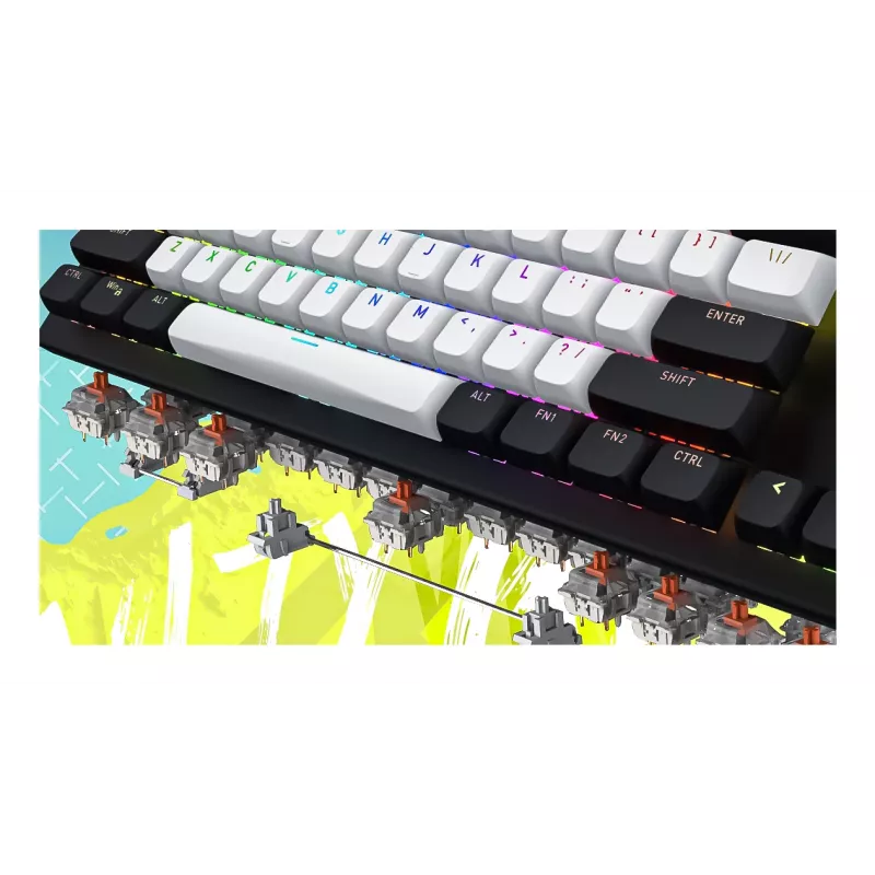 HATOR Gravity TKL Klávesnica Gaming USB QWERTY US English čierna