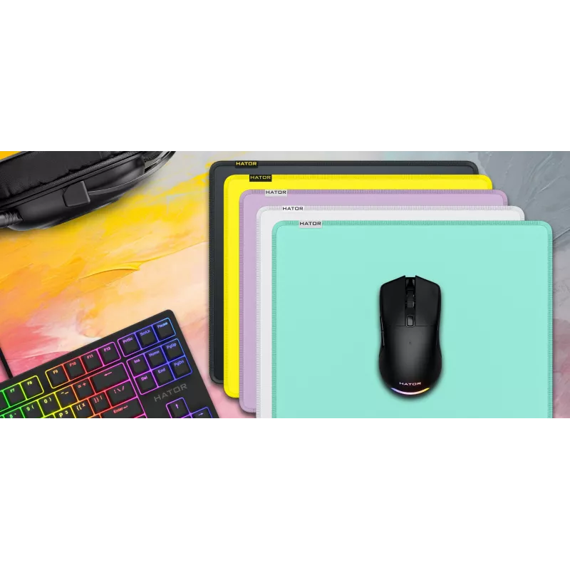 HATOR Tonn EVO M Gaming podložka pod myš biela