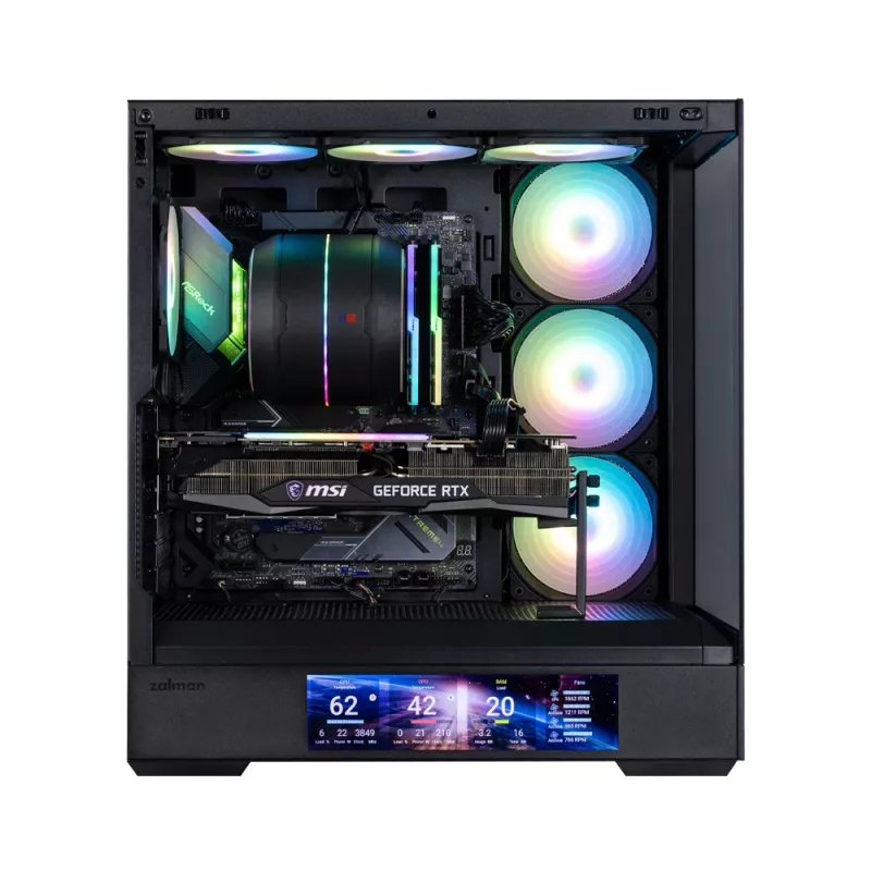 Zalman P40 DS čierna Midi Tower