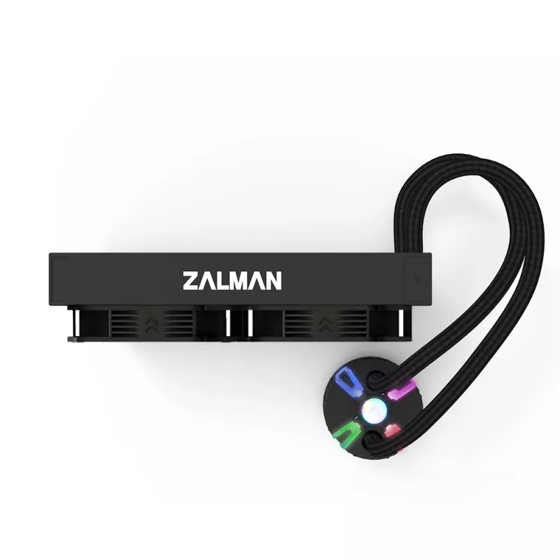 Zalman RESERATOR5 Z24 ARGB čierny Počítačový chladiaci systém procesor all-in-one vodné chladenie 12 cm