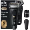 Braun Series 9 Pro+ 9577cc Wet & Dry elektrický holiaci strojček - strieborný
