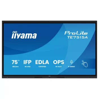 iiyama ProLite TE7515A-B2AG 75 palca 4K interaktívny dotykový displej