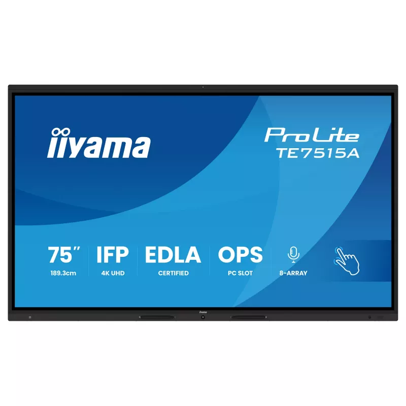 iiyama ProLite TE7515A-B2AG 75 palca 4K interaktívny dotykový displej