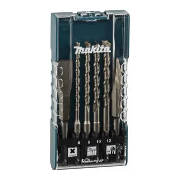 Makita E-15746 SDS-Plus sada vrtákov a dlát, 6-dielna