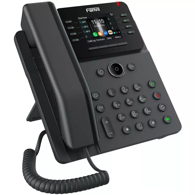 Fanvil V62G Gigabit SIP IP stolný telefón (12 liniek, farebný displej)