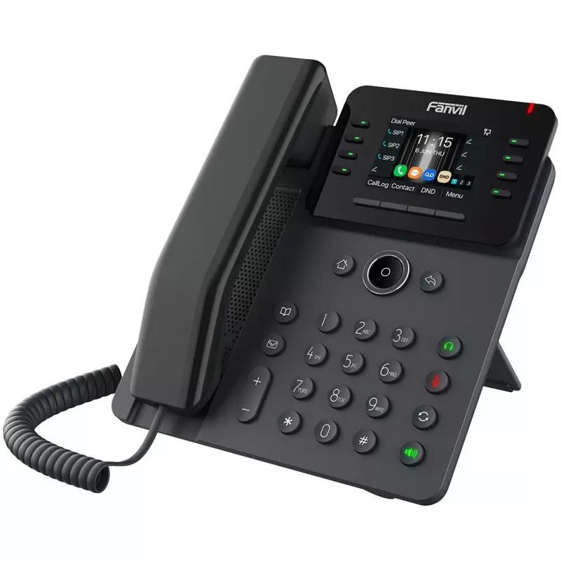 Fanvil V62G Gigabit SIP IP stolný telefón (12 liniek, farebný displej)