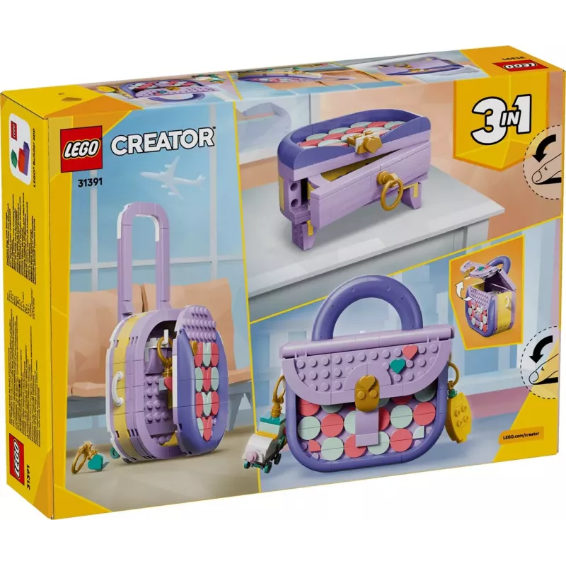 LEGO Creator 3-in-1 31391 Módna taška s úložným priestorom (272 dielov)