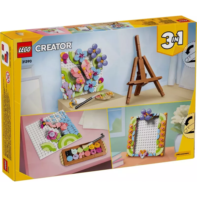 LEGO Creator 3-in-1 31390 Kvetinový umelecký dekor obraz (348 dielov)
