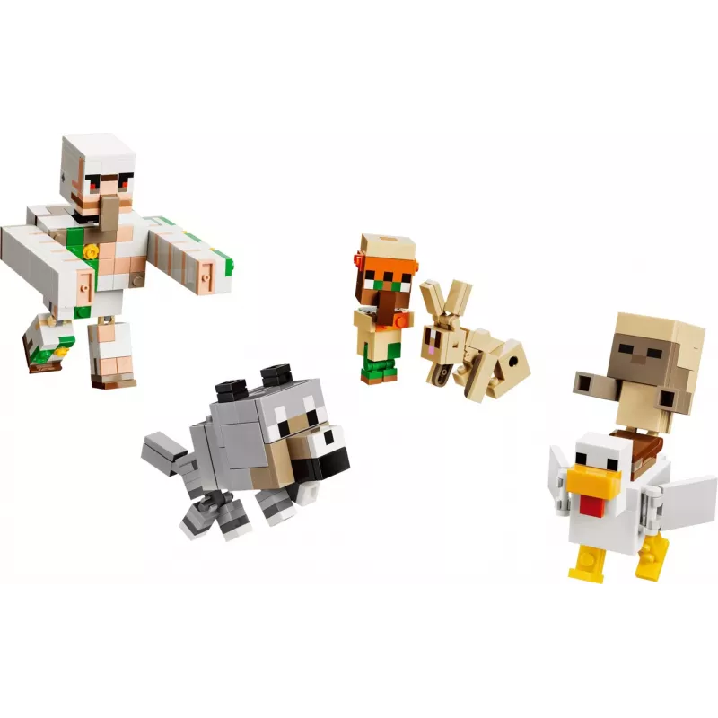 LEGO Minecraft 21592 Útok v púšti na kuracom jazdcovi (428 dielov)