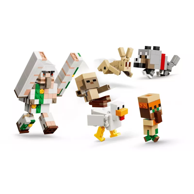 LEGO Minecraft 21592 Útok v púšti na kuracom jazdcovi (428 dielov)