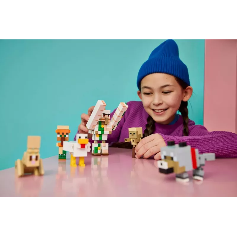 LEGO Minecraft 21592 Útok v púšti na kuracom jazdcovi (428 dielov)