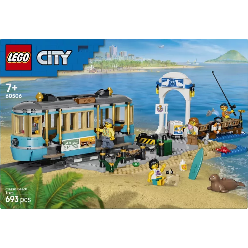 LEGO City 60506 Klasická plážová električka (693 dielov)