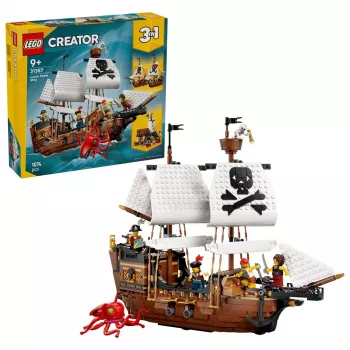 LEGO Creator 3-in-1 31387 Ikonická pirátska loď (1074 dielov)