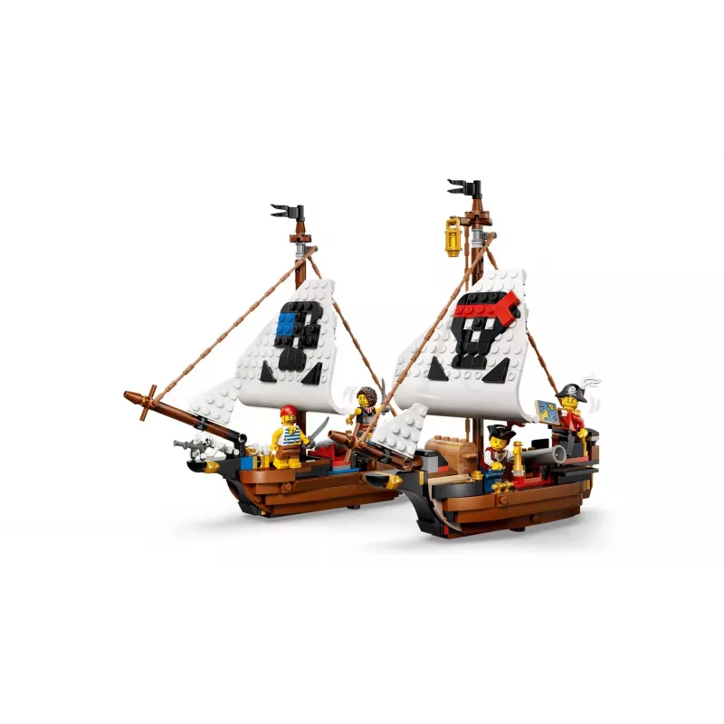 LEGO Creator 3-in-1 31387 Ikonická pirátska loď (1074 dielov)