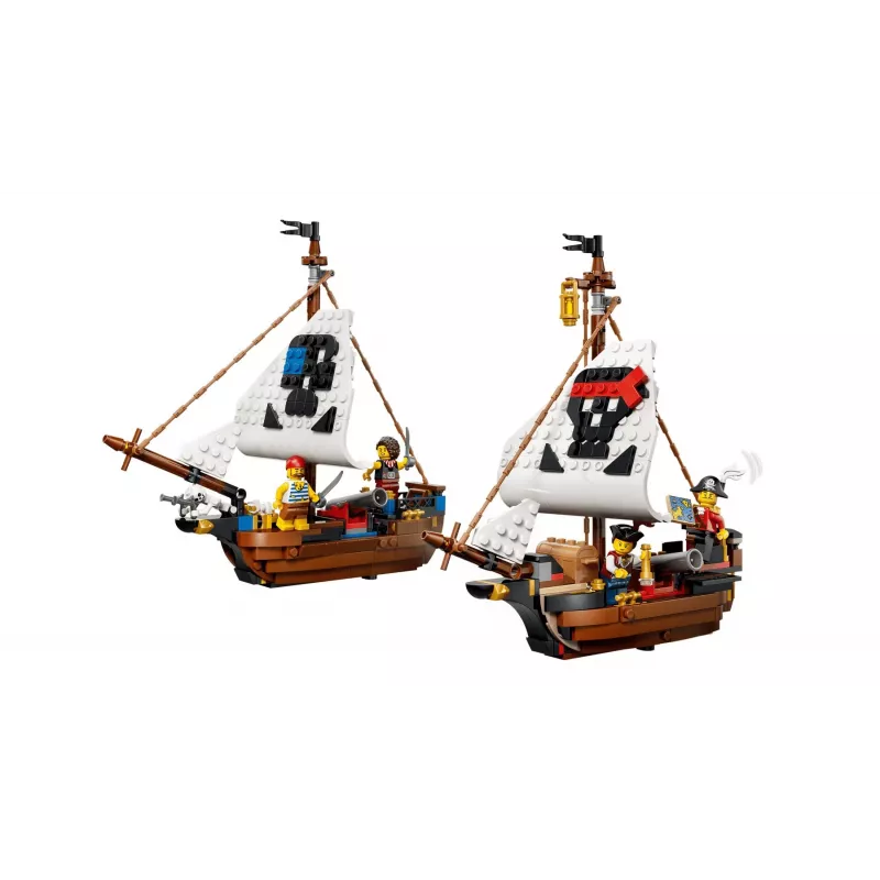 LEGO Creator 3-in-1 31387 Ikonická pirátska loď (1074 dielov)