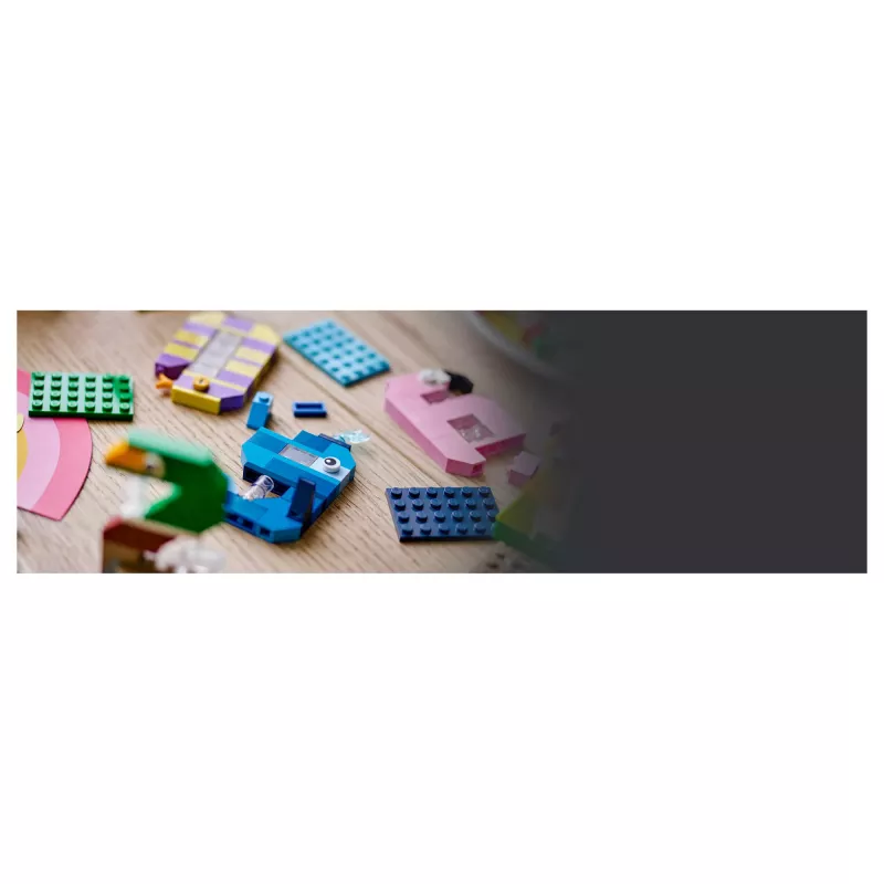 LEGO 40807 Narodeninové čísla - stavebná zvieracia tortová dekorácia (281 dielov)
