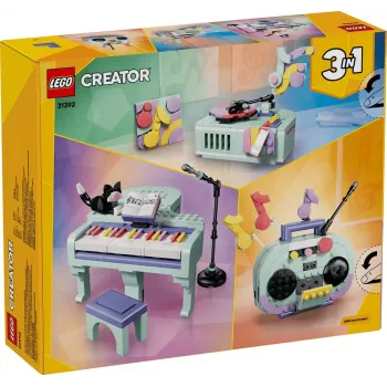 LEGO Creator 3-in-1 31392 Dekoratívne piano s mačkou (485 dielov)