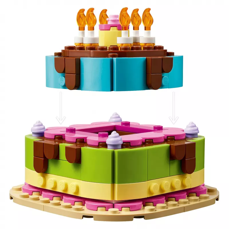 LEGO 40815 Narodeninová torta - stavebná torta so sviečkami (219 dielov)