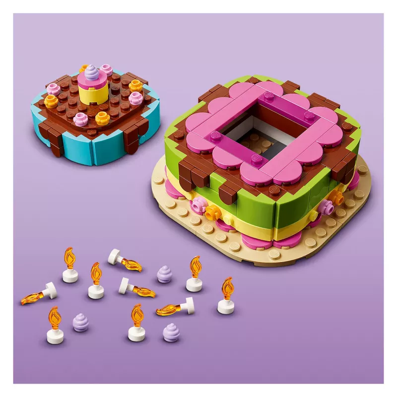 LEGO 40815 Narodeninová torta - stavebná torta so sviečkami (219 dielov)