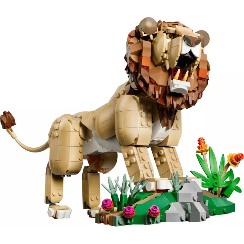 LEGO Creator 3-in-1 31386 Divé zvieratá: Majestátny lev (839 dielov)