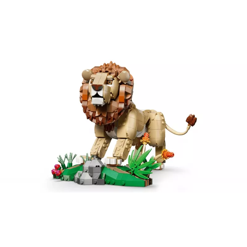 LEGO Creator 3-in-1 31386 Divé zvieratá: Majestátny lev (839 dielov)