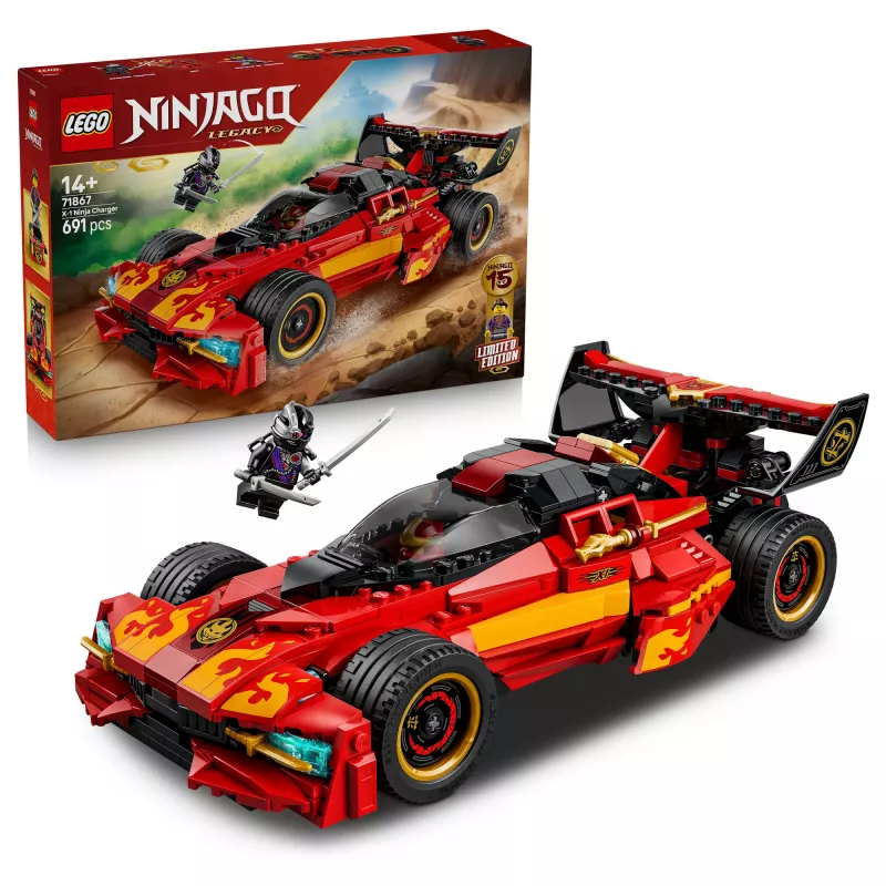 LEGO NINJAGO 71867 X-1 Ninja Charger 15. výročie (691 dielov)
