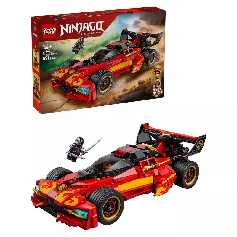 LEGO NINJAGO 71867 X-1 Ninja Charger 15. výročie (691 dielov)