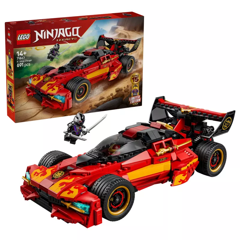 LEGO NINJAGO 71867 X-1 Ninja Charger 15. výročie (691 dielov)
