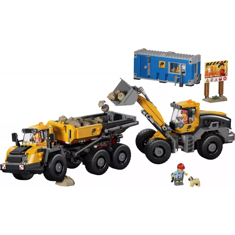 LEGO City 60494 Sklápací nákladný automobil a nakladač (1132 dielov)