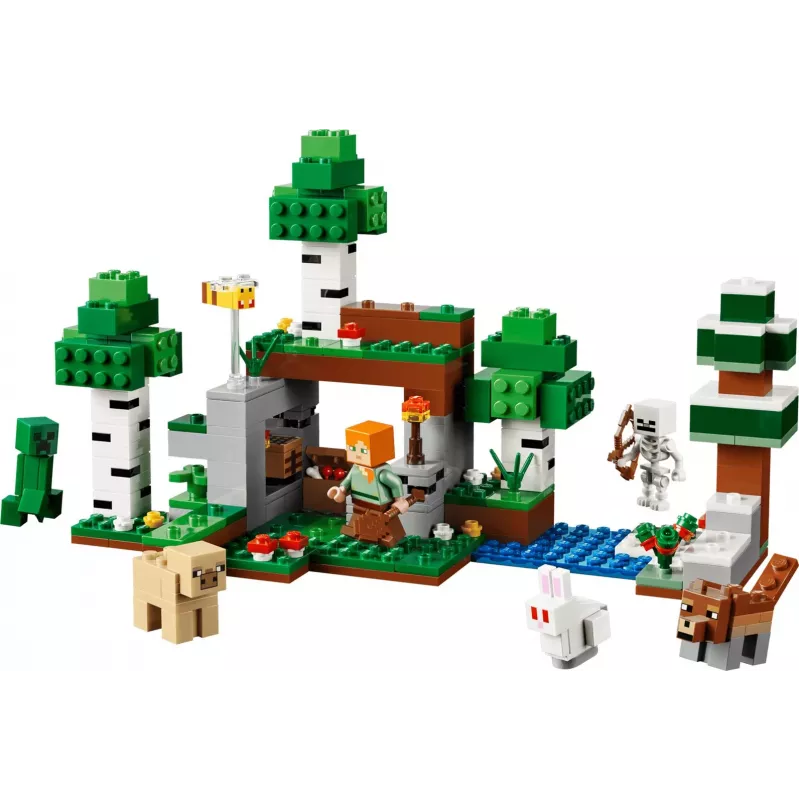 LEGO Minecraft 21593 Dobrodružstvo prvej noci (301 dielov)