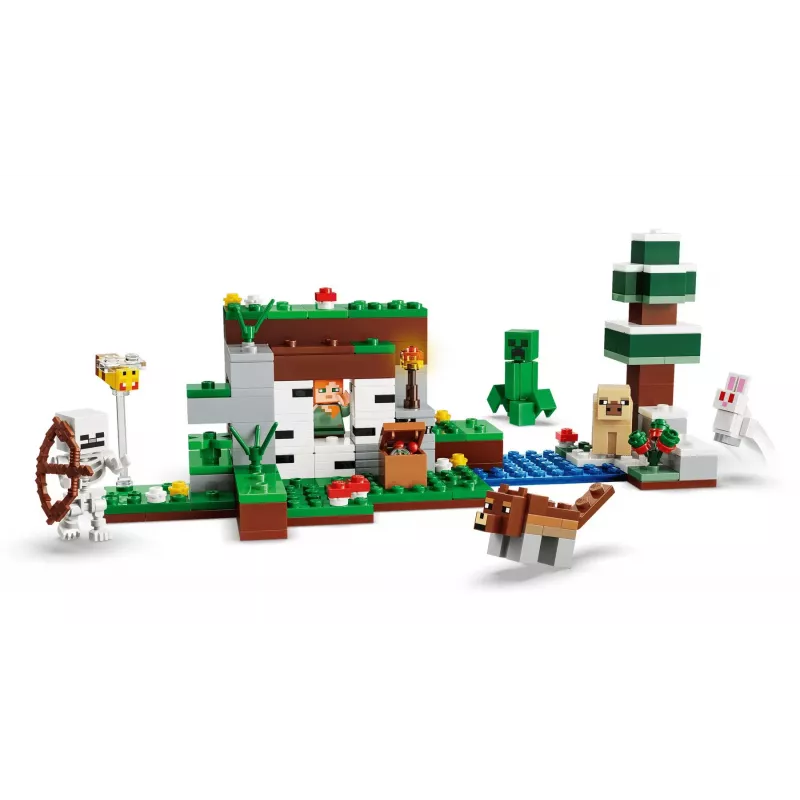 LEGO Minecraft 21593 Dobrodružstvo prvej noci (301 dielov)