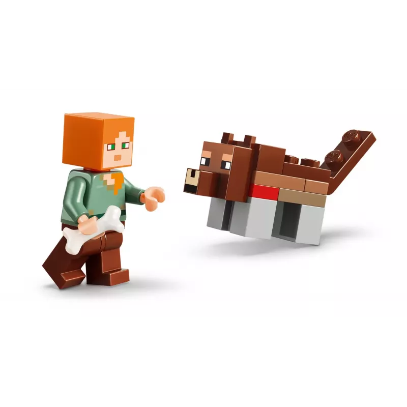 LEGO Minecraft 21593 Dobrodružstvo prvej noci (301 dielov)