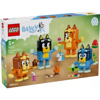LEGO Bluey 11217 Bluey rodina z kociek (466 dielov)