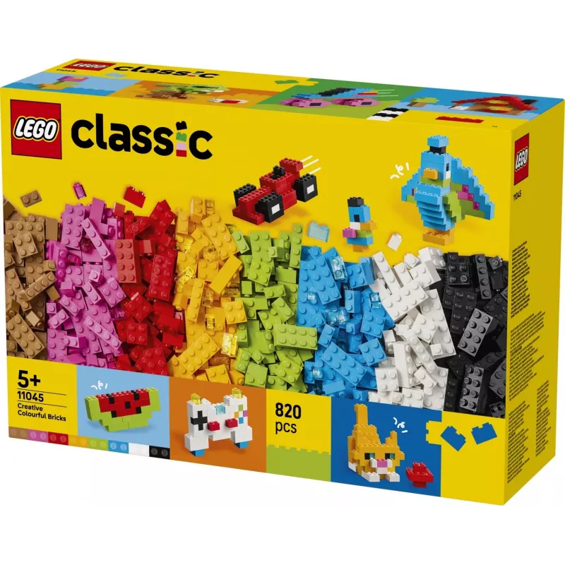LEGO Classic 11045 Kreatívne farebné kocky (820 dielov)