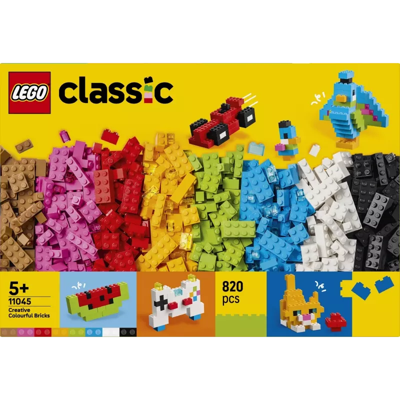 LEGO Classic 11045 Kreatívne farebné kocky (820 dielov)