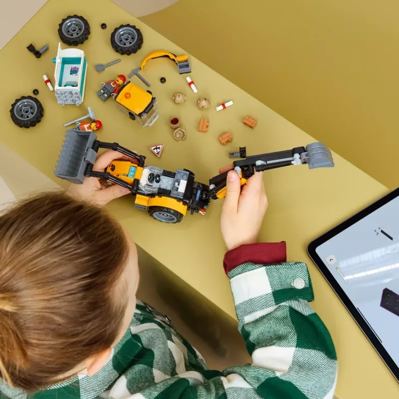 LEGO City 60480 Žltý nakladač (301 dielov)