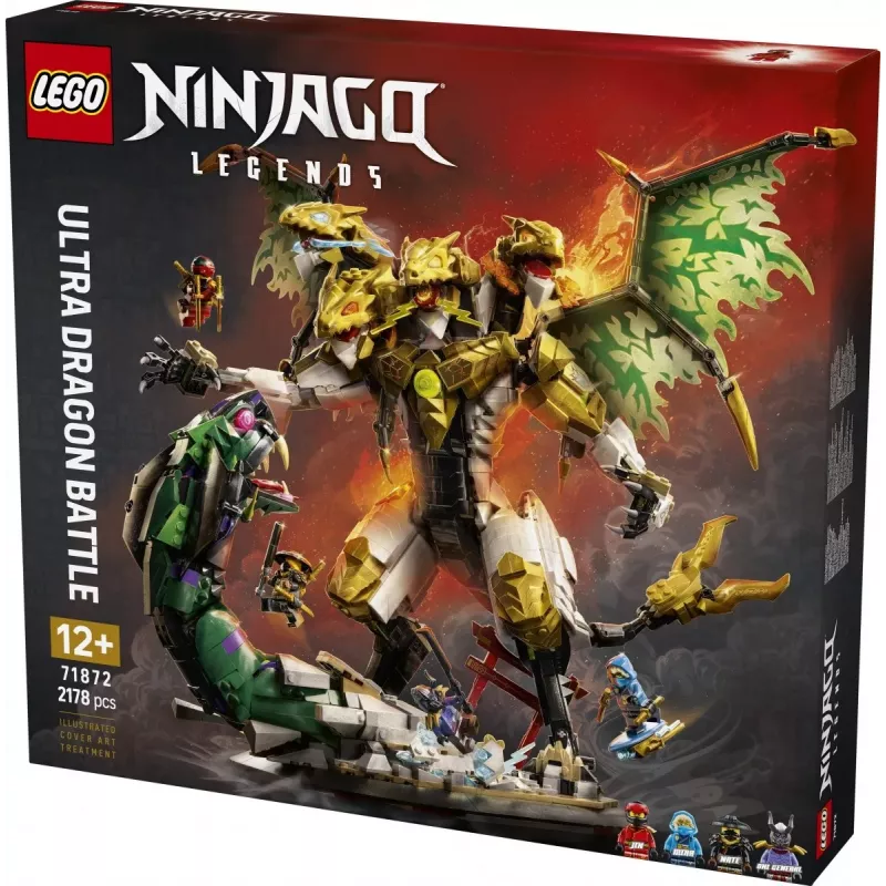 LEGO NINJAGO 71872 Bitka ultra drakov (2178 dielov)