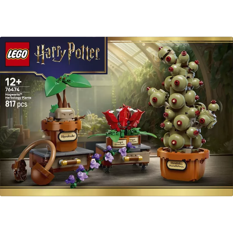 LEGO Harry Potter 76474 Bylinkárske rastliny v Rokforte (817 dielov)