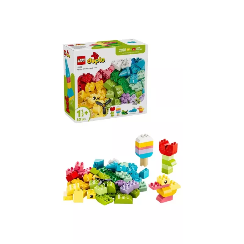 LEGO DUPLO 10479 Farebná kreatívna krabica (80 dielov)