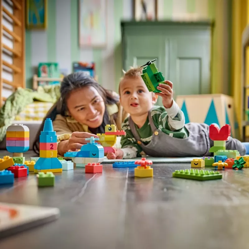 LEGO DUPLO 10479 Farebná kreatívna krabica (80 dielov)