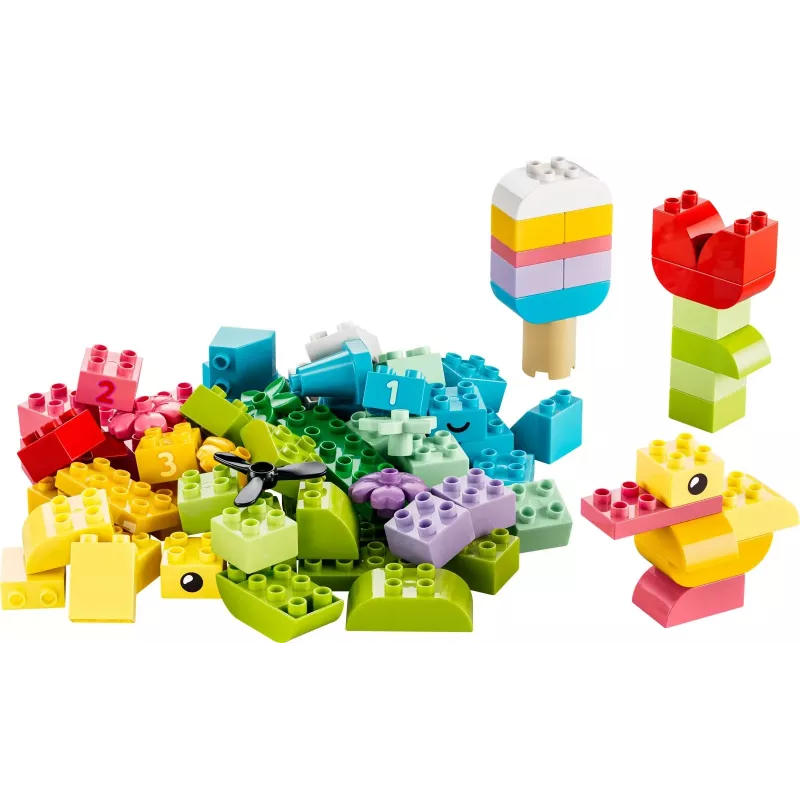 LEGO DUPLO 10479 Farebná kreatívna krabica (80 dielov)