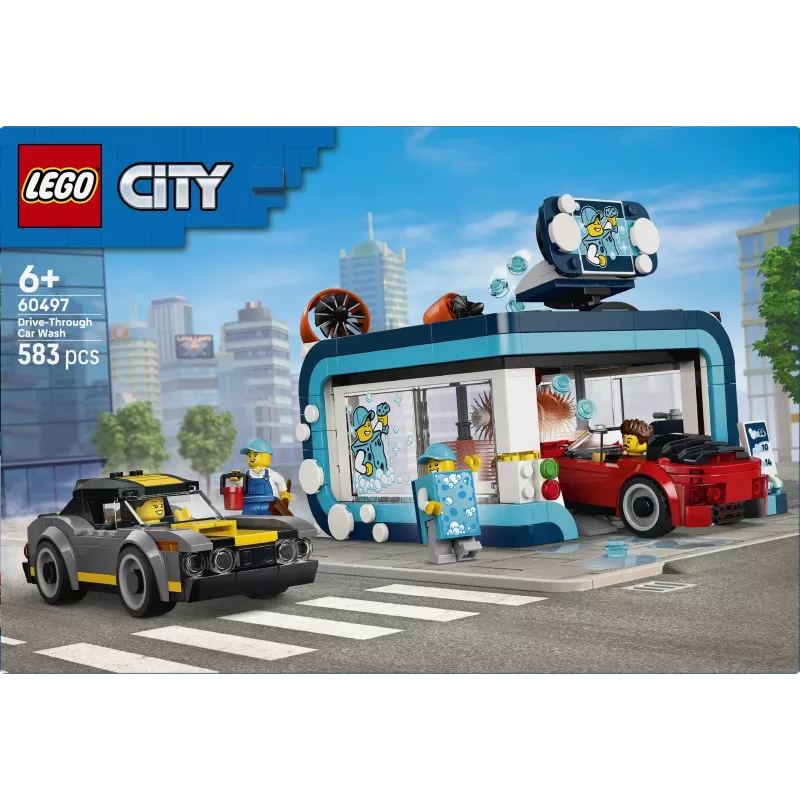 LEGO City 60497 Drive-Through autoumyváreň (583 dielov)