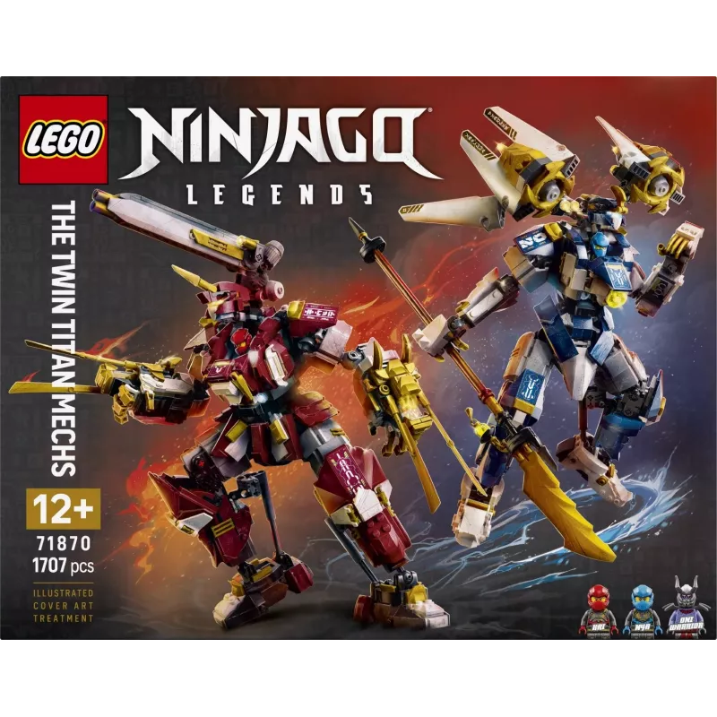 LEGO NINJAGO 71870 Dvojčatá titánskych mechov (1707 dielov)