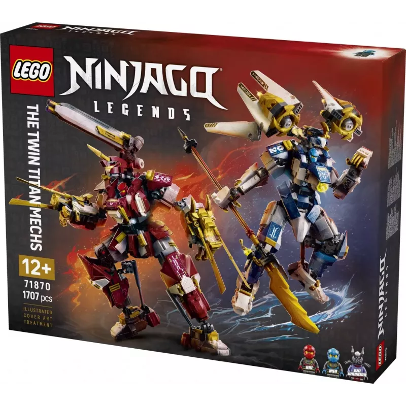 LEGO NINJAGO 71870 Dvojčatá titánskych mechov (1707 dielov)