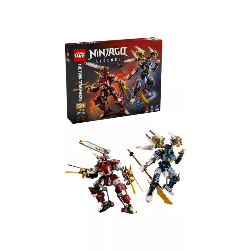LEGO NINJAGO 71870 Dvojčatá titánskych mechov (1707 dielov)
