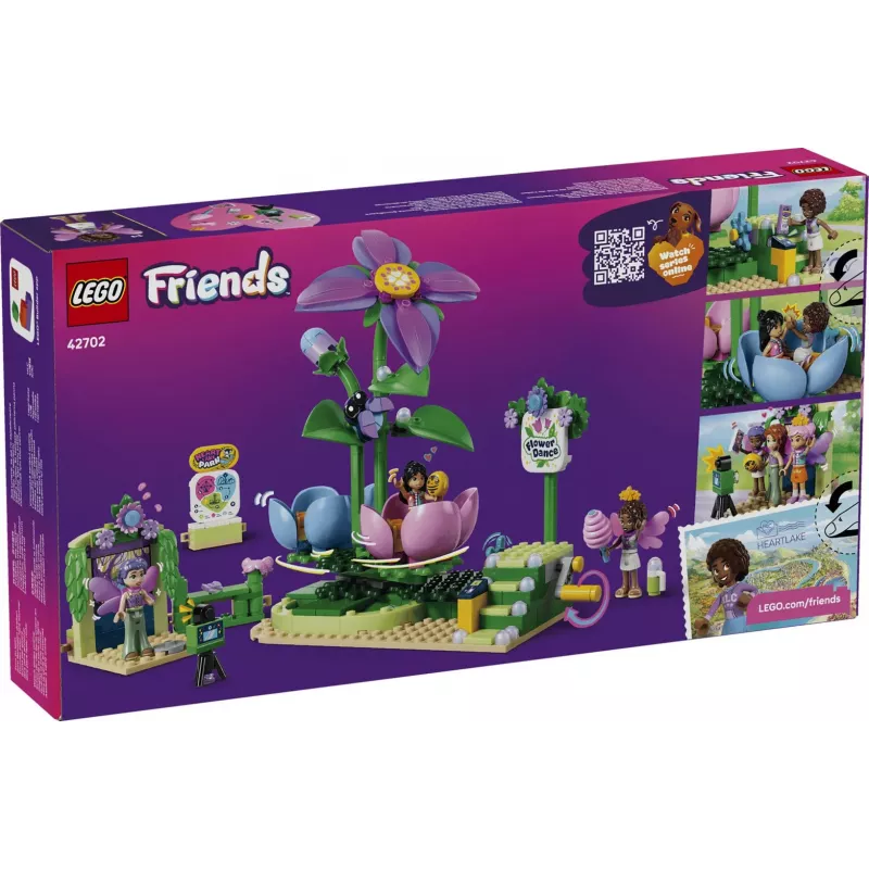 LEGO Friends 42702 Otáčavá jazda s kvetmi a vílími šálkami (321 dielov)