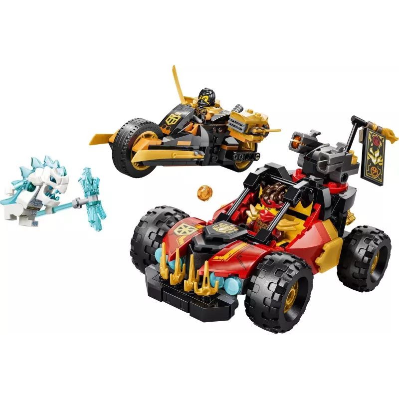 LEGO NINJAGO 71864 Kai a Cole kombi vozidlá (394 dielov)