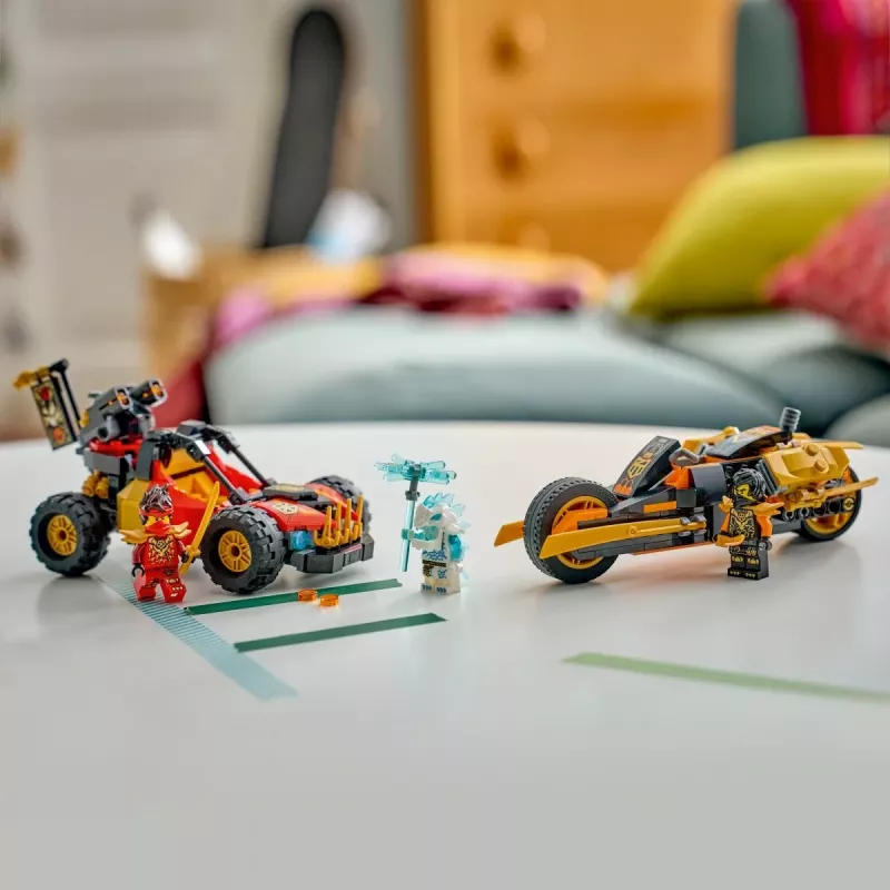 LEGO NINJAGO 71864 Kai a Cole kombi vozidlá (394 dielov)